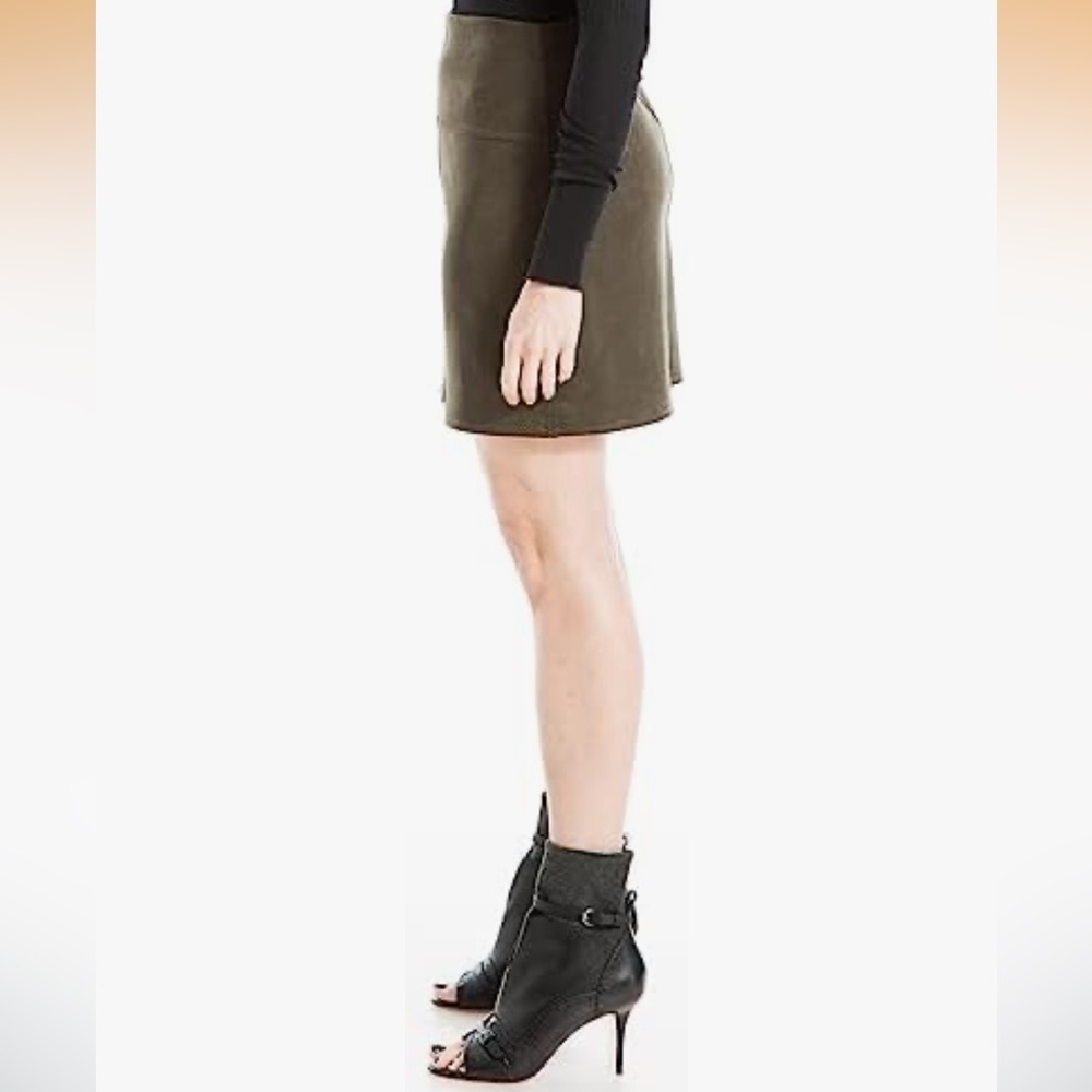 Max Studio Faux Suede Mini Skirt - Picture 6 of 7